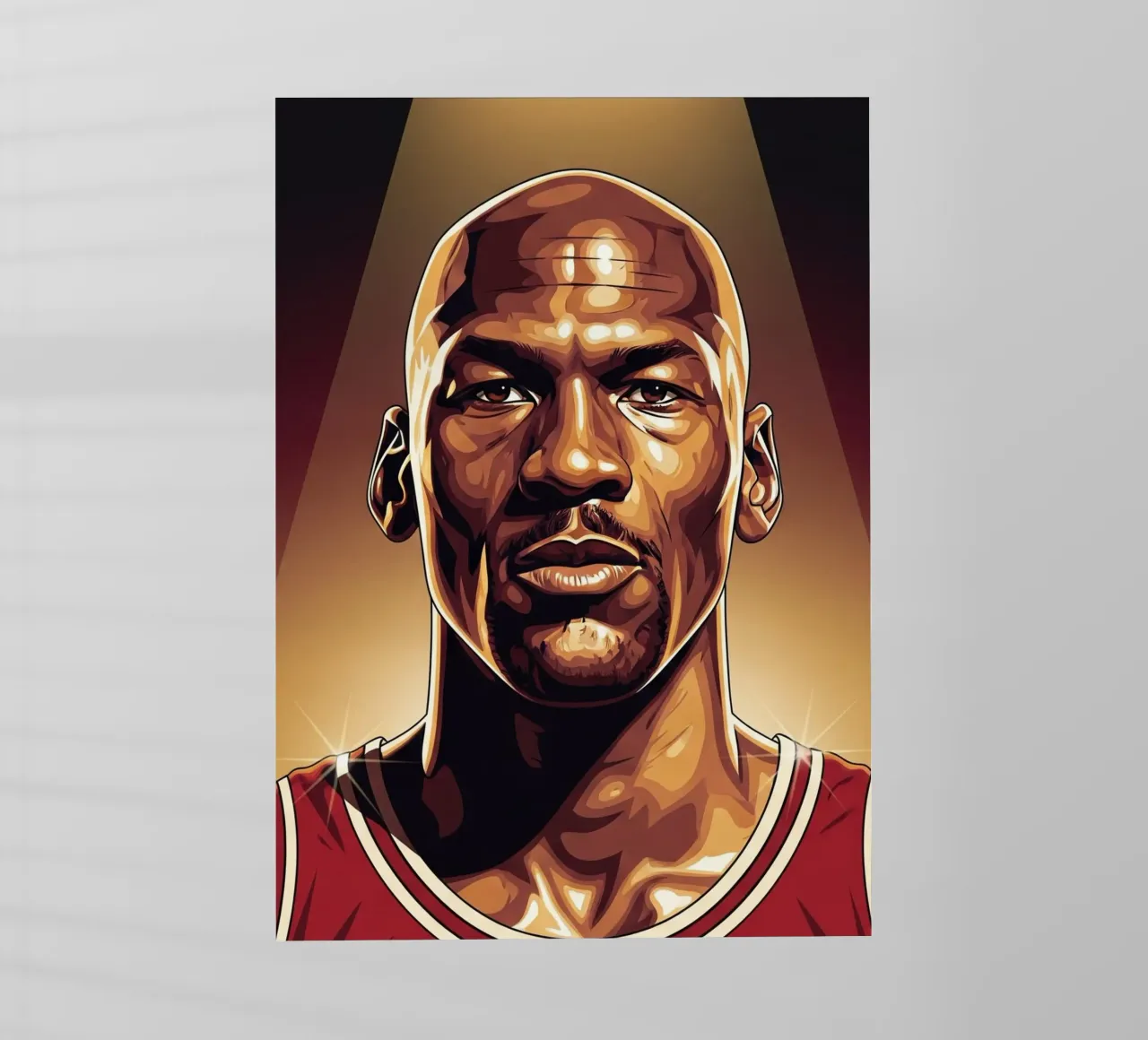 Michael Jordan portrait (1) pellicola backlit da Lembayung art