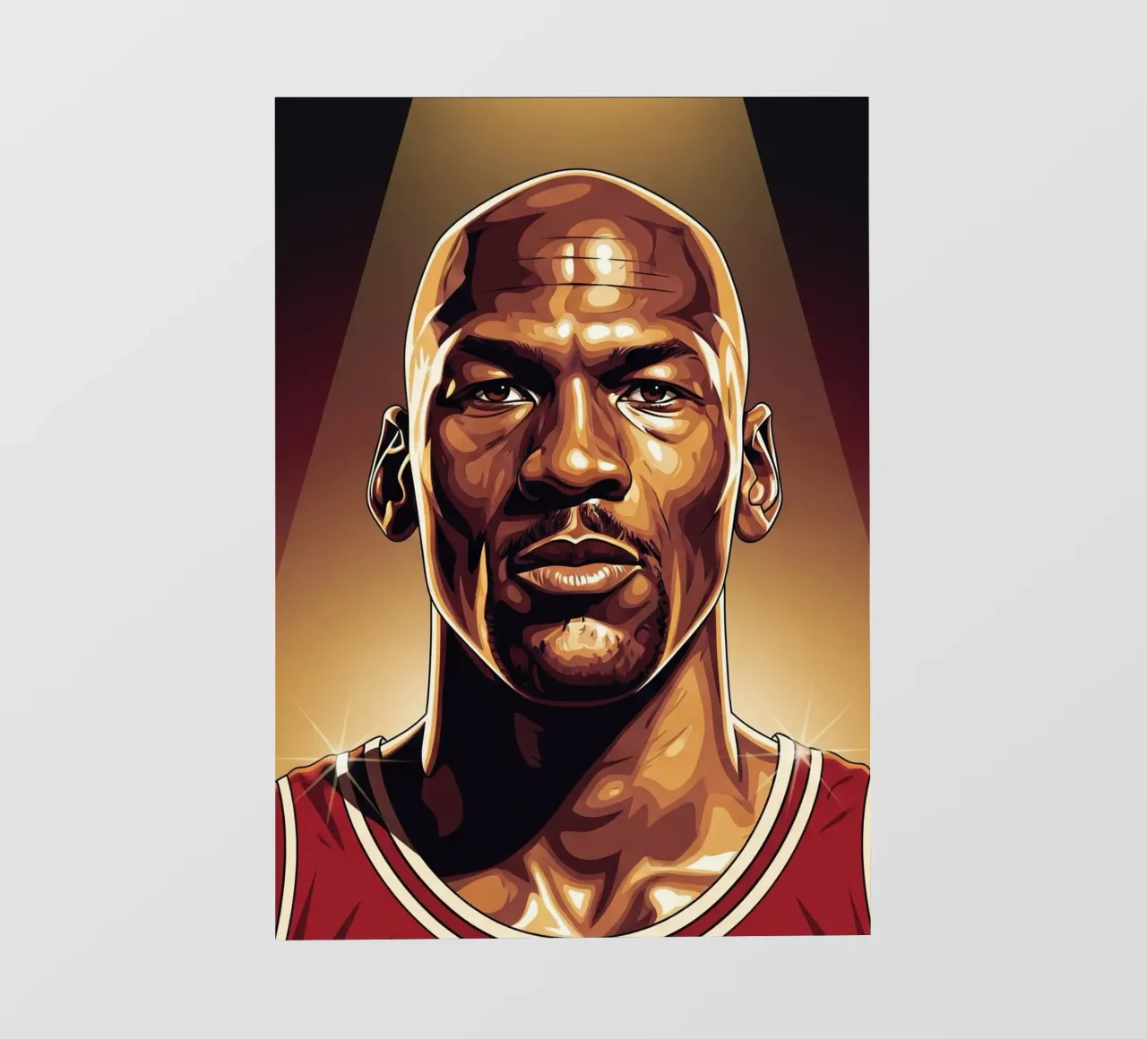 Michael Jordan portrait (1) pellicola backlit da Lembayung art