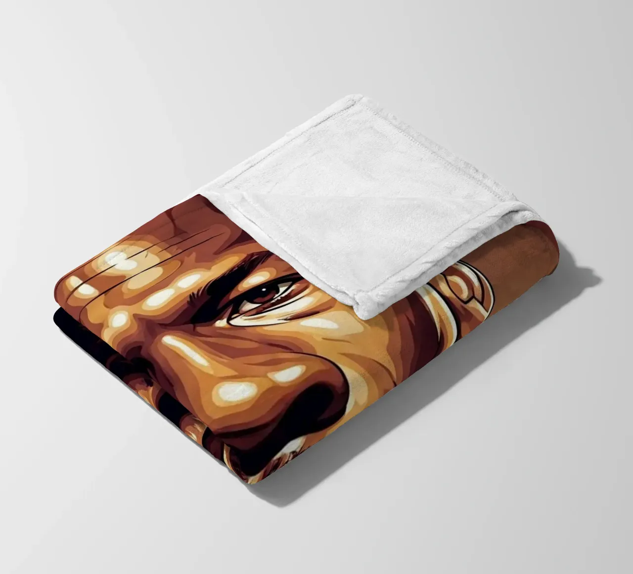 Michael Jordan portrait (1) coperta in pile da Lembayung art