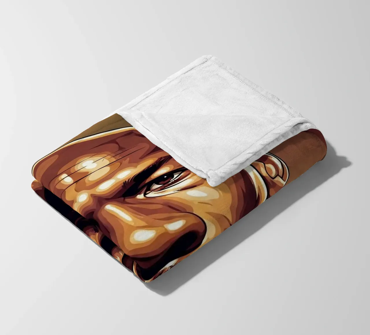 Michael Jordan portrait (1) coperta in pile da Lembayung art