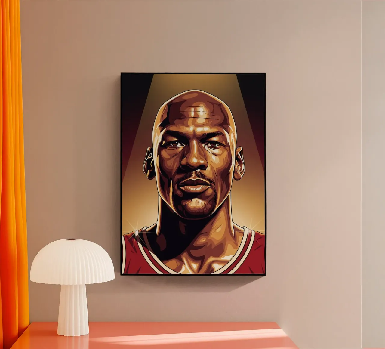 Michael Jordan portrait (1) plexiglass da Lembayung art