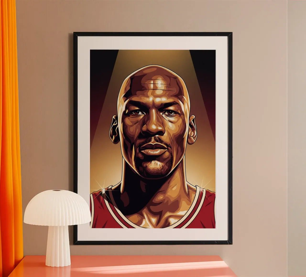 Michael Jordan portrait (1) carta hahnemühle da Lembayung art