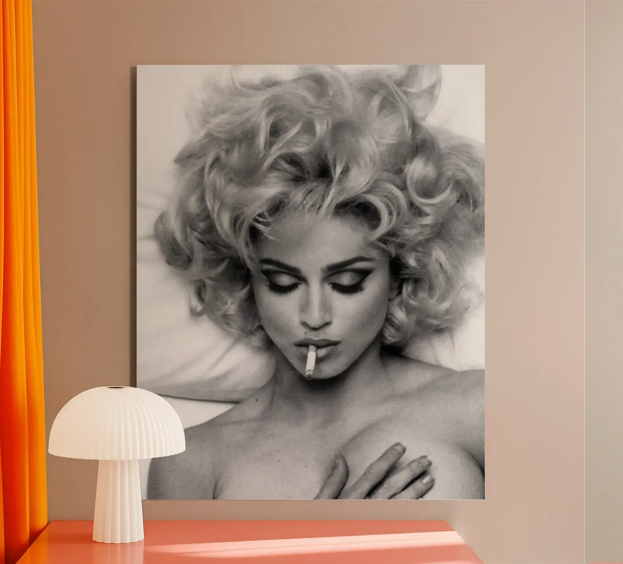 Dormire con la sigaretta alluminio dibond da glover studio