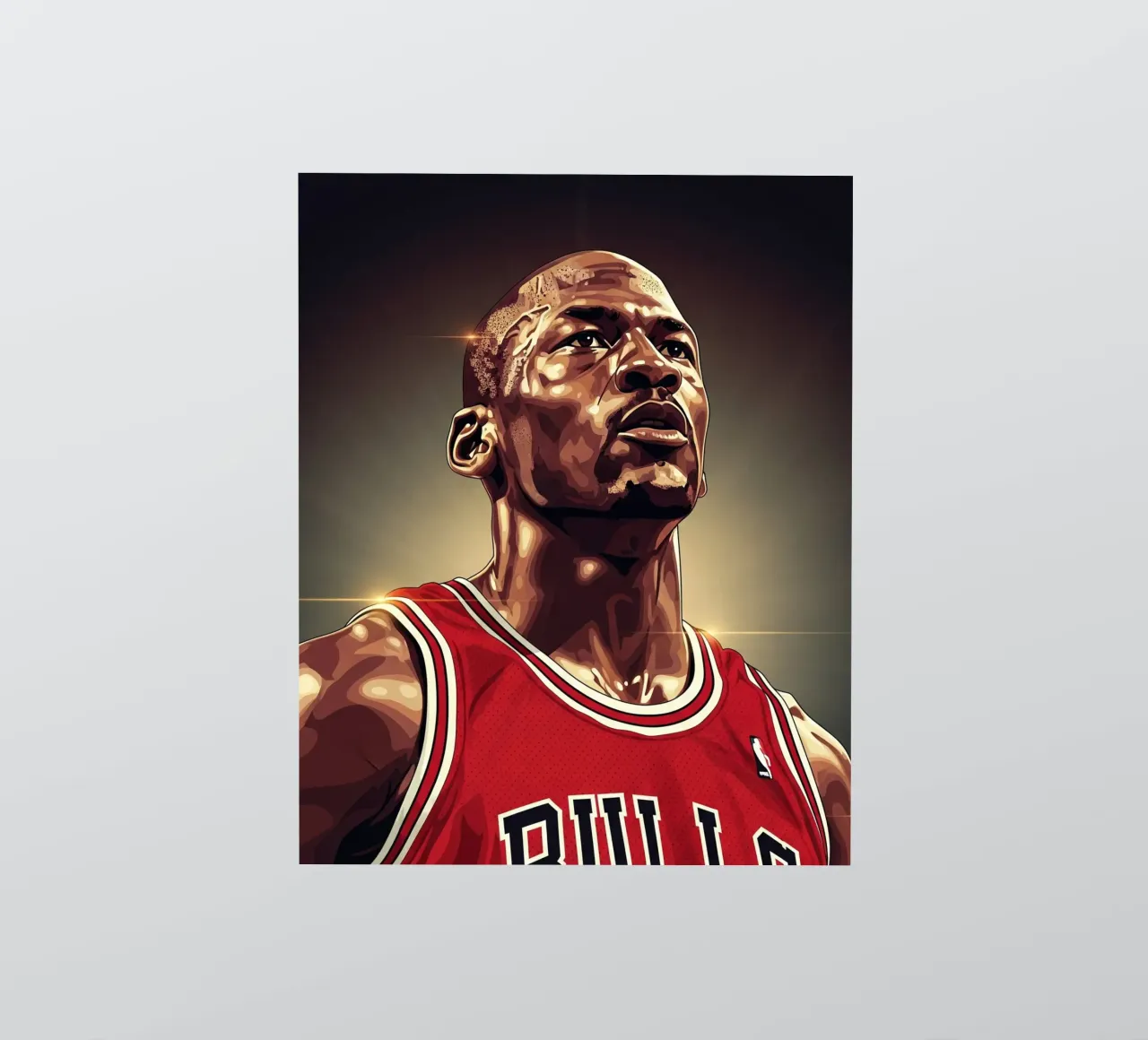 Michael Jordan portrait (2) autocollant de Lembayung art