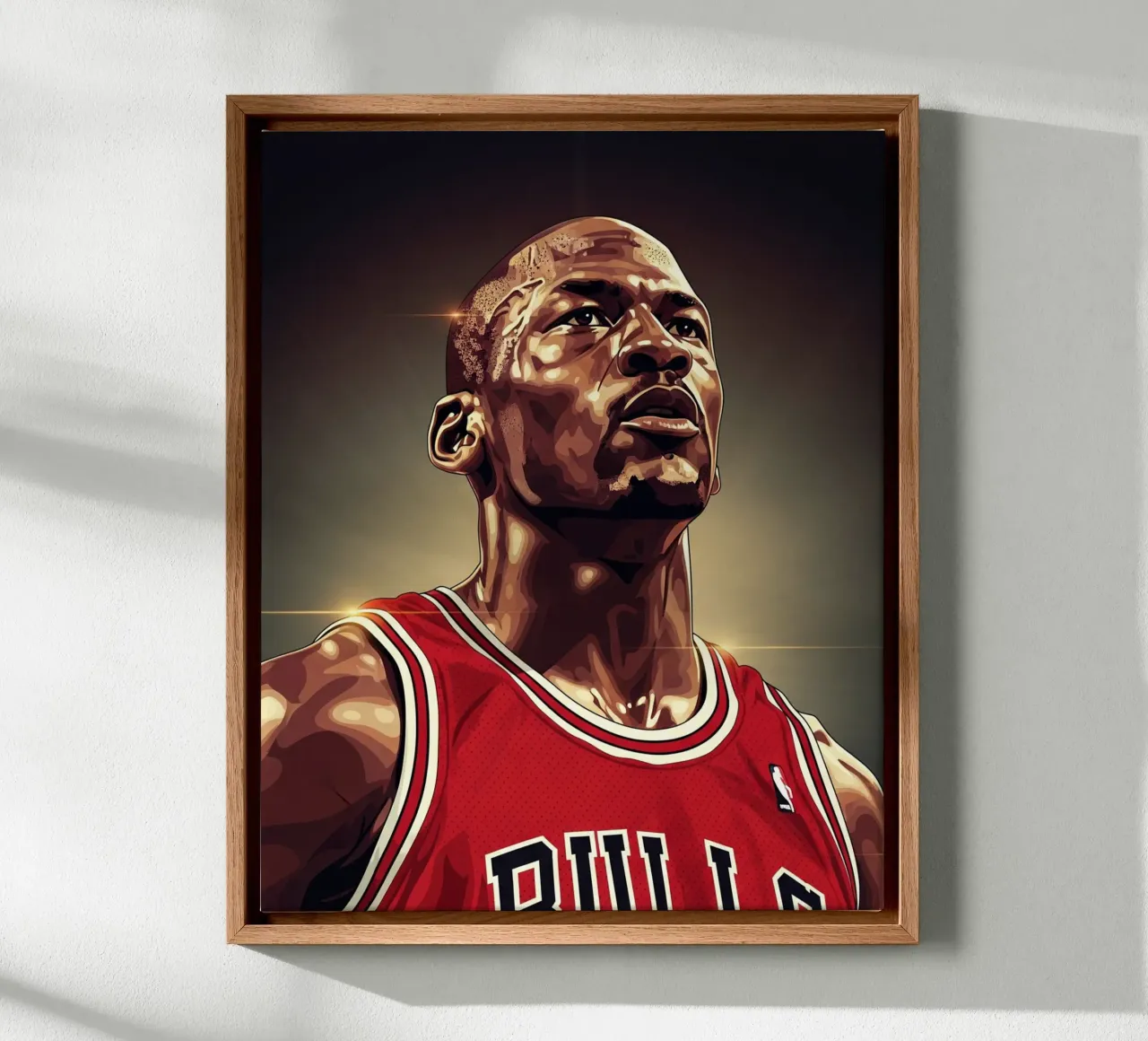 Michael Jordan portrait (2) tela da Lembayung art