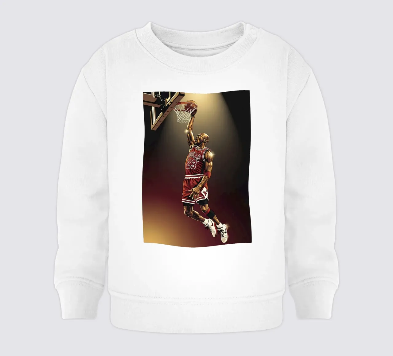 Michael Jordan slam dunk felpa neonato da Lembayung art