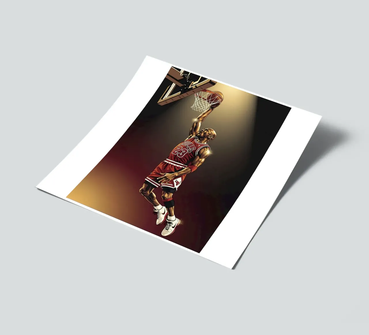 Michael Jordan slam dunk sticker sheet by Lembayung art