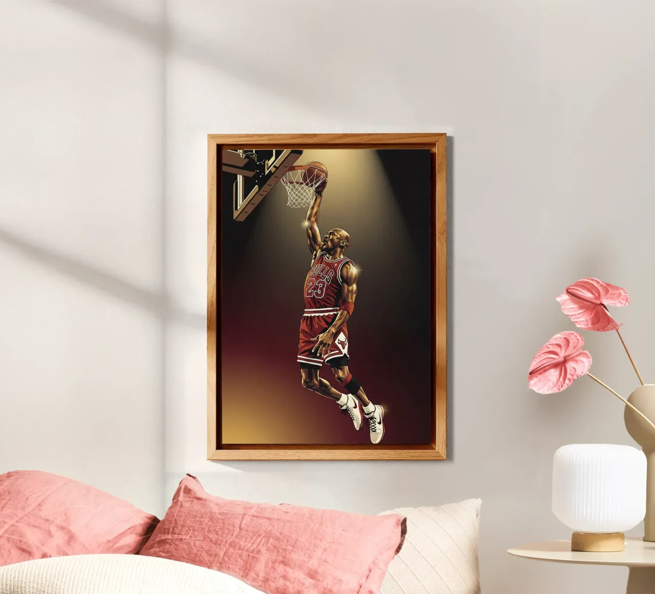 Michael Jordan slam dunk alluminio dibond da Lembayung art