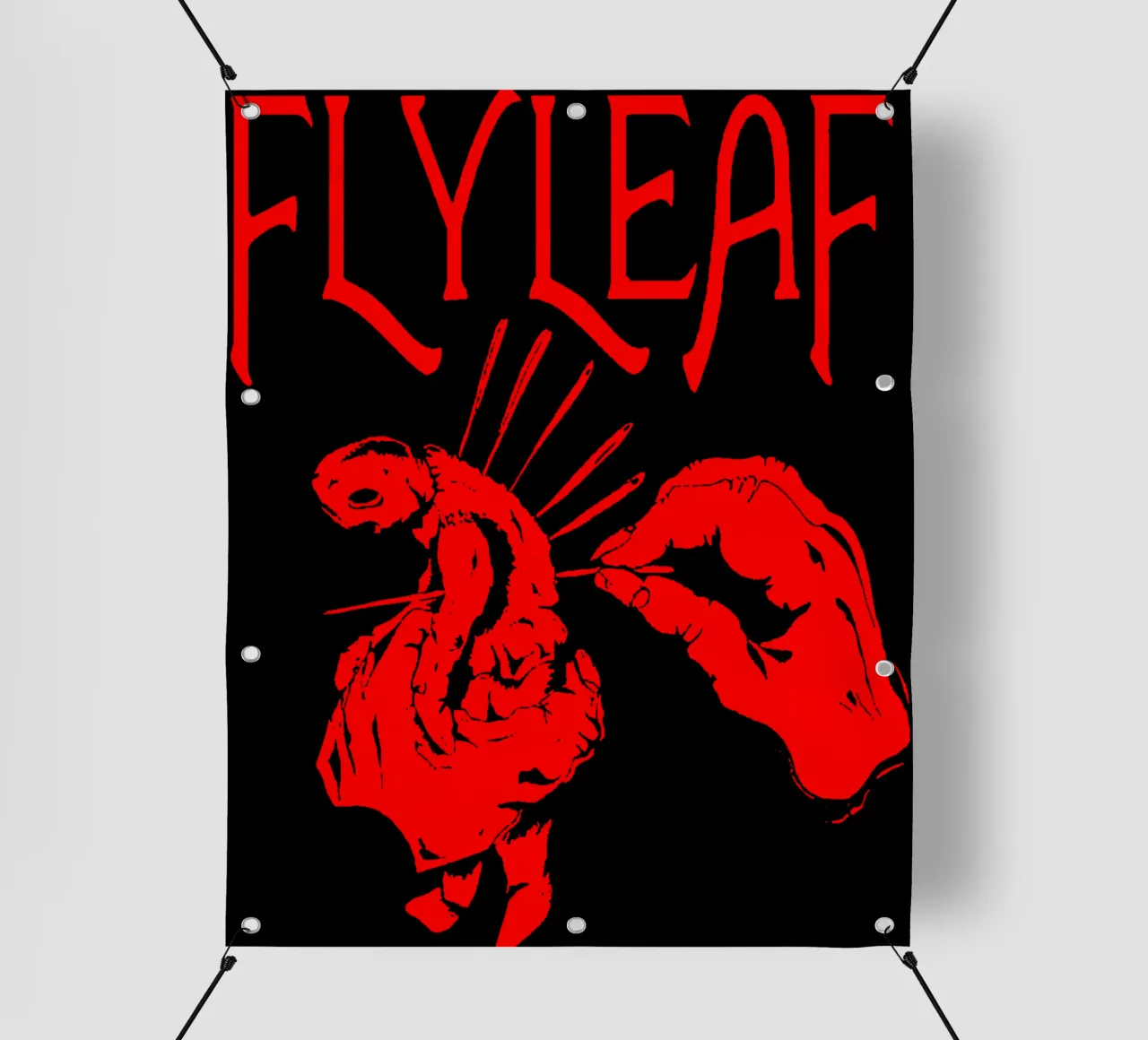 Maglietta classica The Voodo Doll Flyleaf telo in pvc da ngrhdesignco