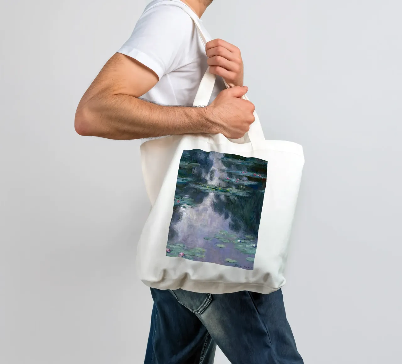 Ninfee 1907 borsa in juta da RodneyArt