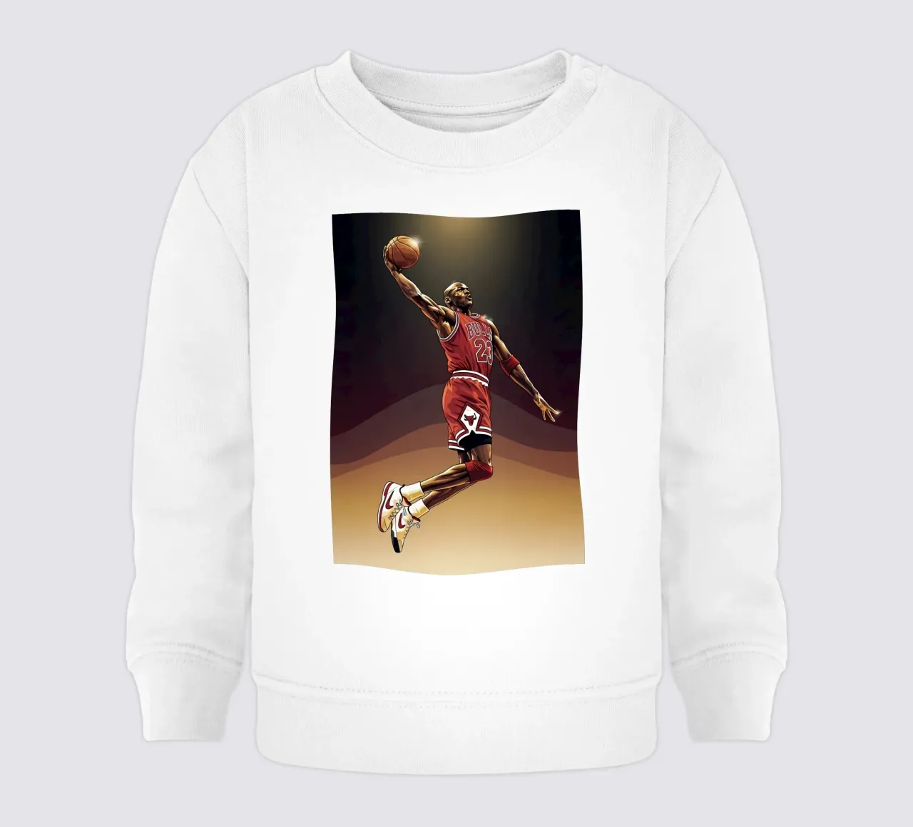 Flying without wings - Michael Jordan felpa neonato da Lembayung art