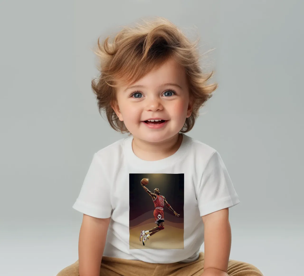 Flying without wings - Michael Jordan maglietta neonato da Lembayung art