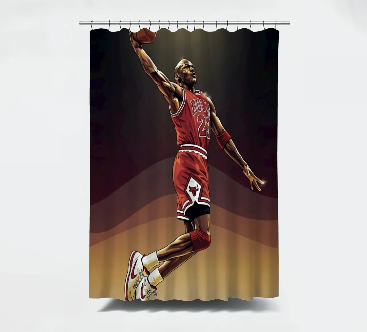 Flying without wings - Michael Jordan tenda da doccia da Lembayung art