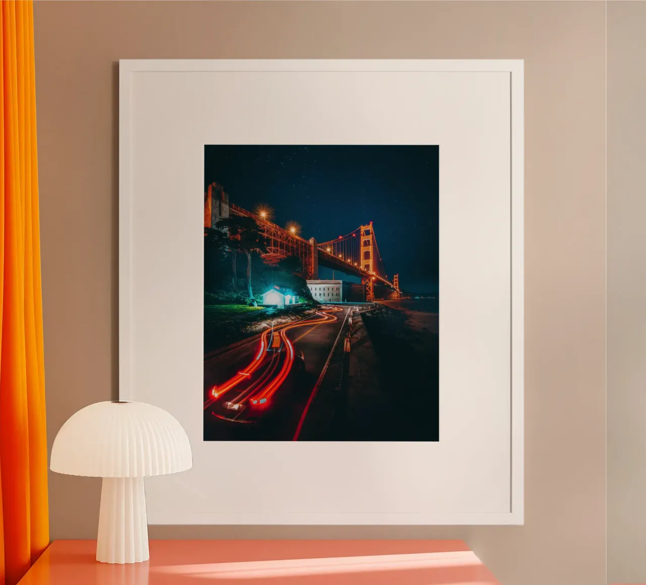 Visione del Golden Gate, San Francisco carta hahnemühle da Wanderlust Vibes