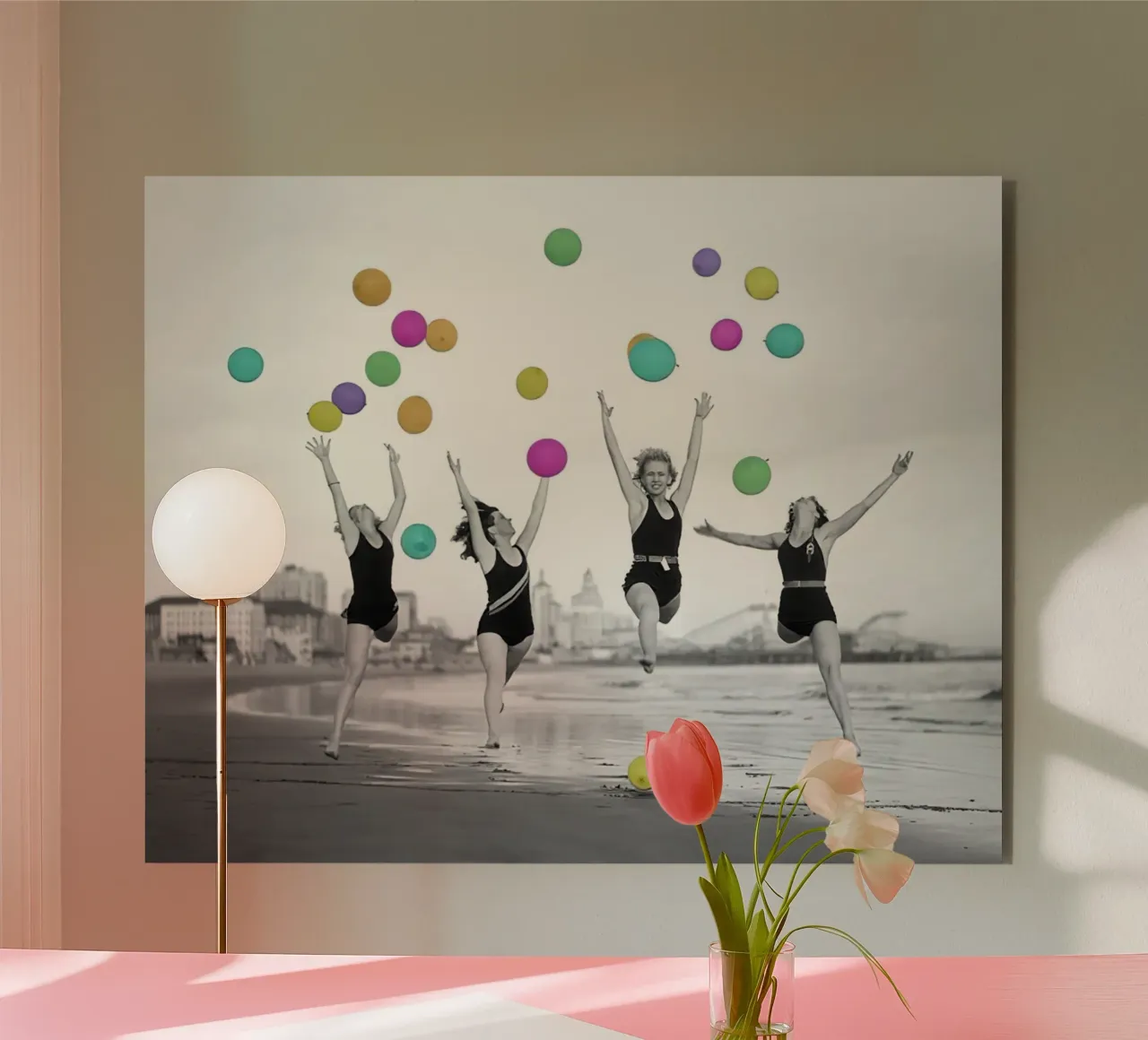 Ballerini di palloncini alluminio dibond da Takeme