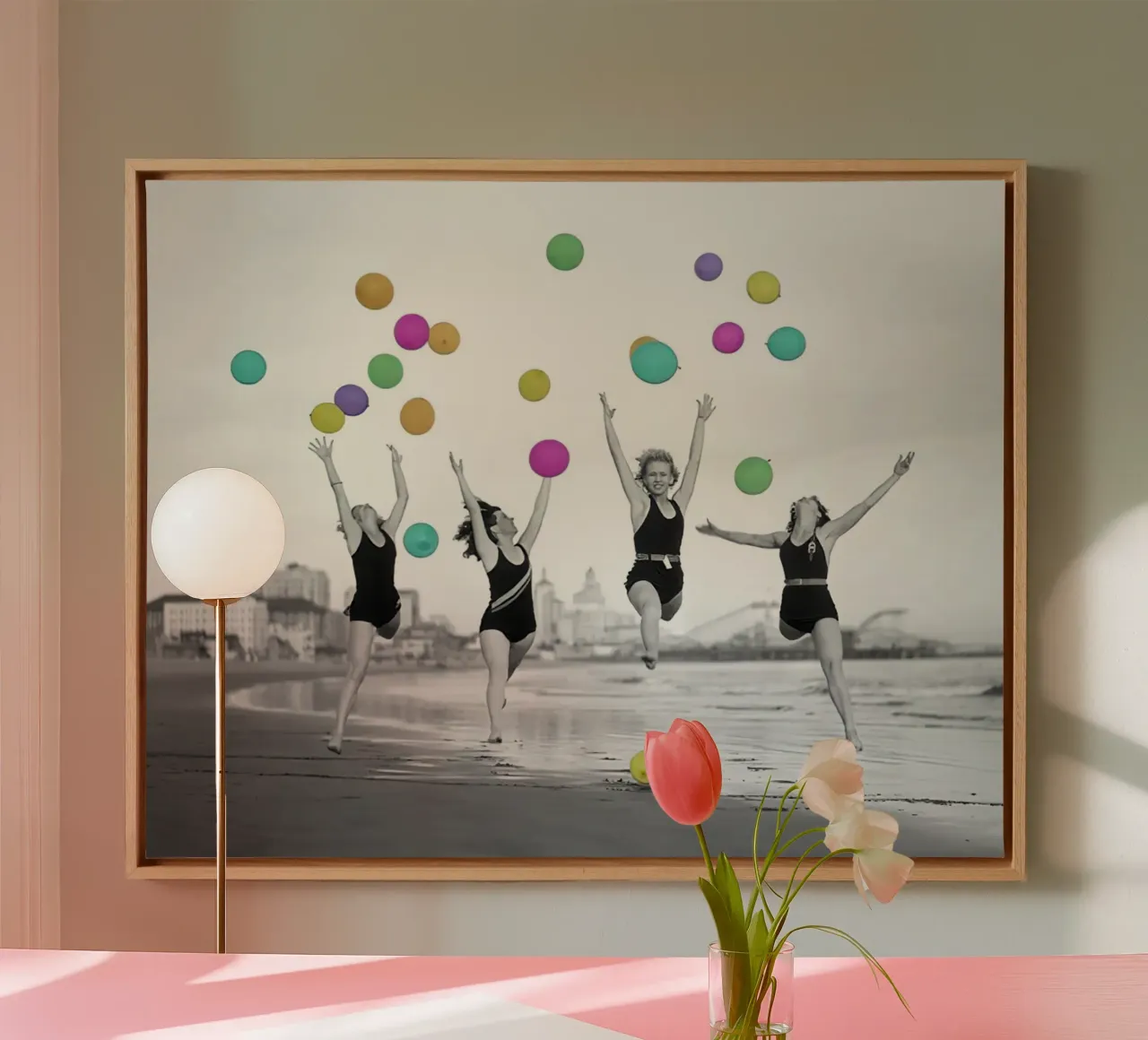 Ballon-Tänzer Leinwand von Takeme