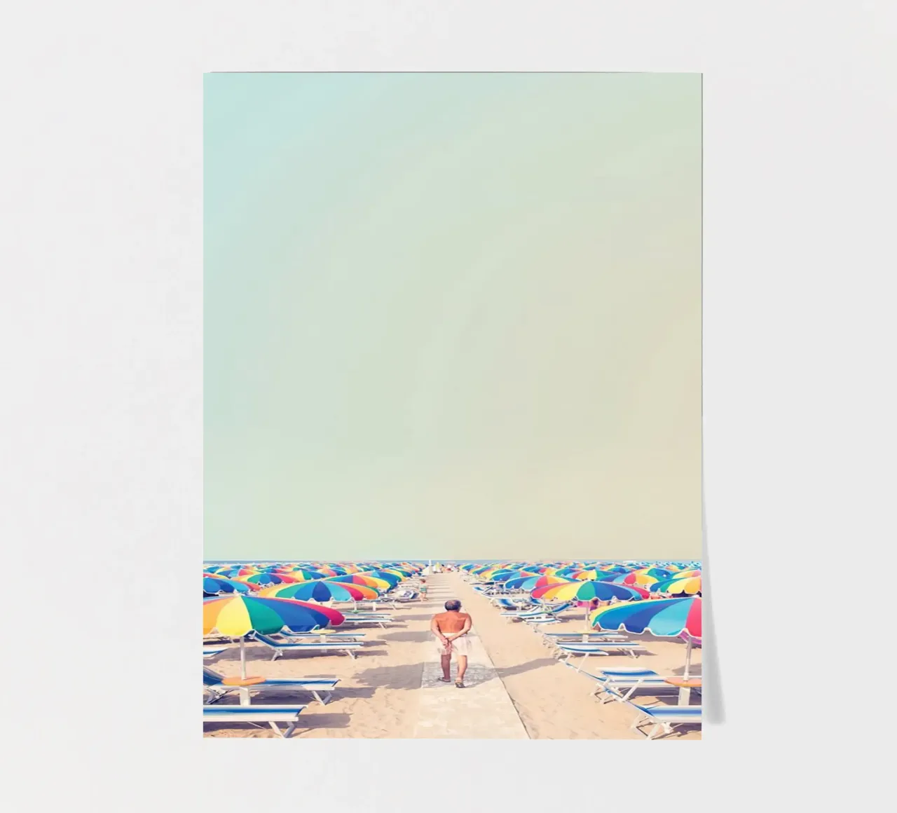 beach umbrella planche autocollant de Takeme