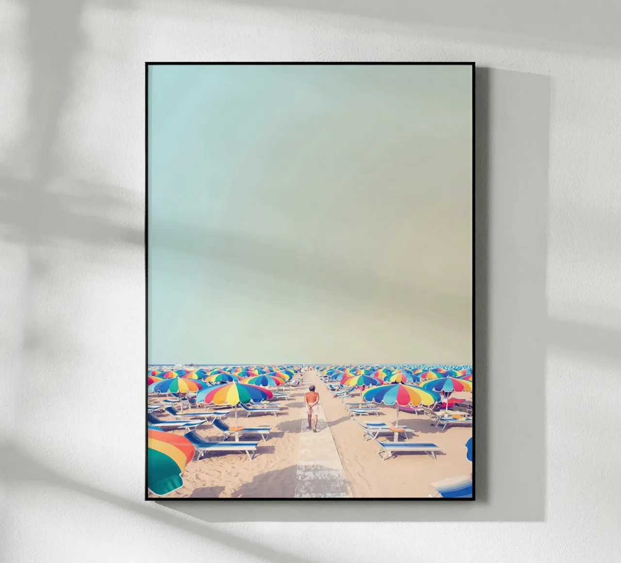 beach umbrella Acryl-Glas von Takeme