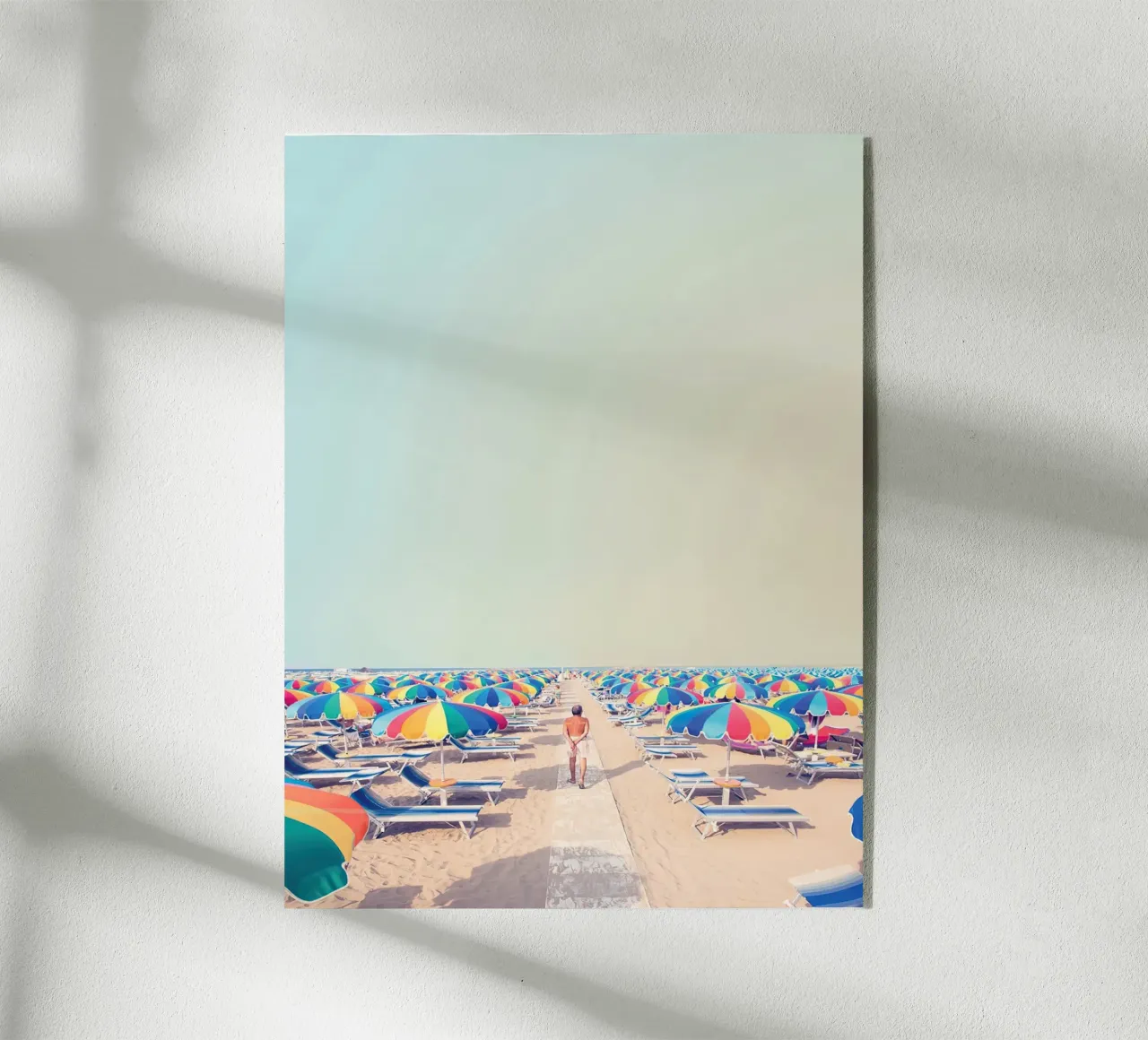 beach umbrella Acryl-Glas von Takeme