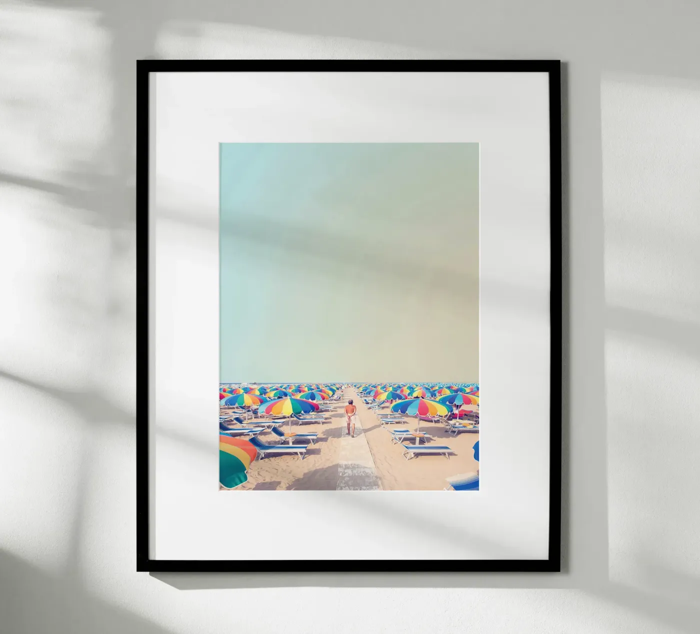 beach umbrella poster da Takeme