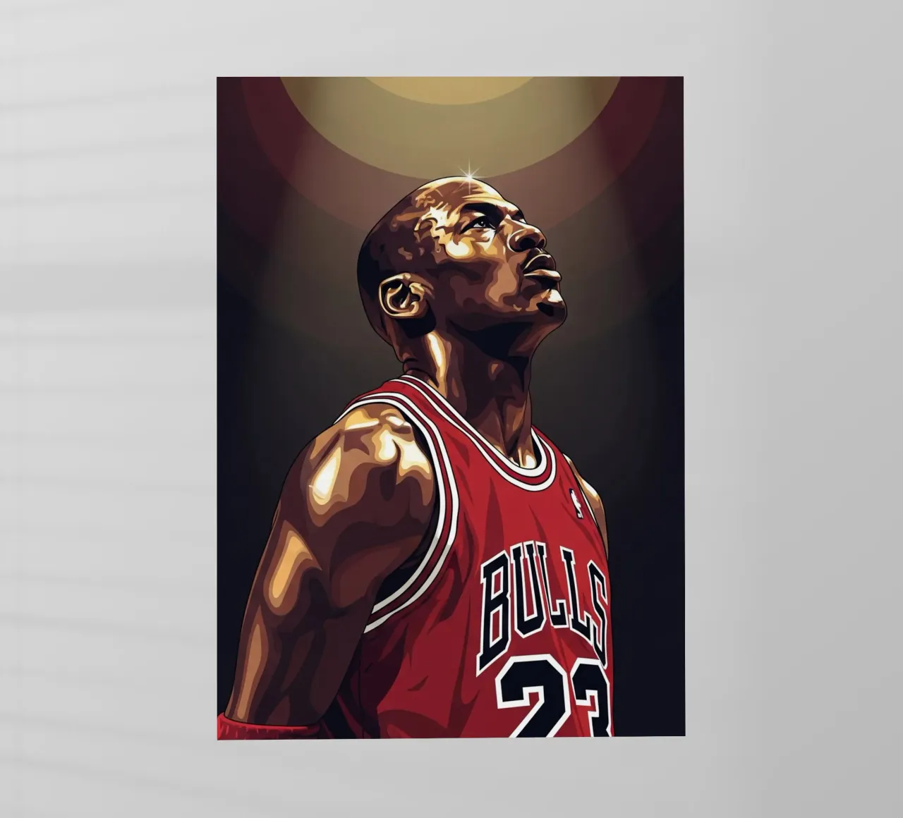 Michael Jordan portrait (3) pellicola backlit da Lembayung art