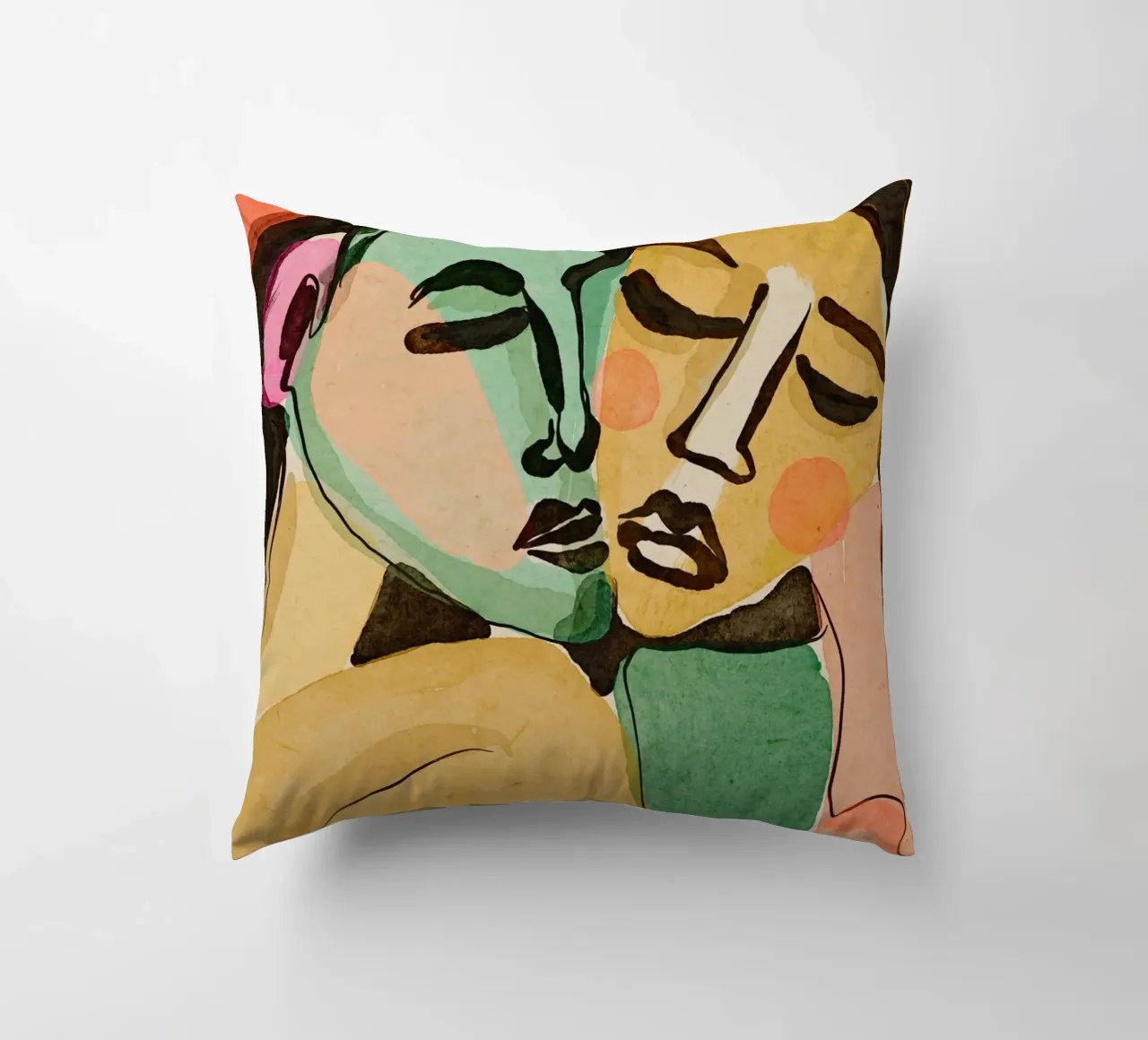 The Lovers cuscino da treechild