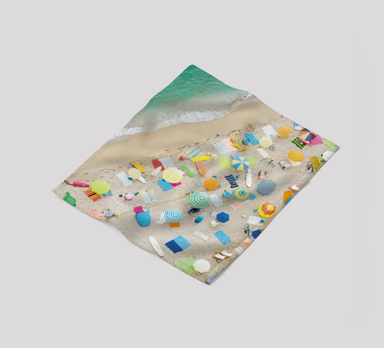 Beautiful from the sky fleece blanket by Takeme
