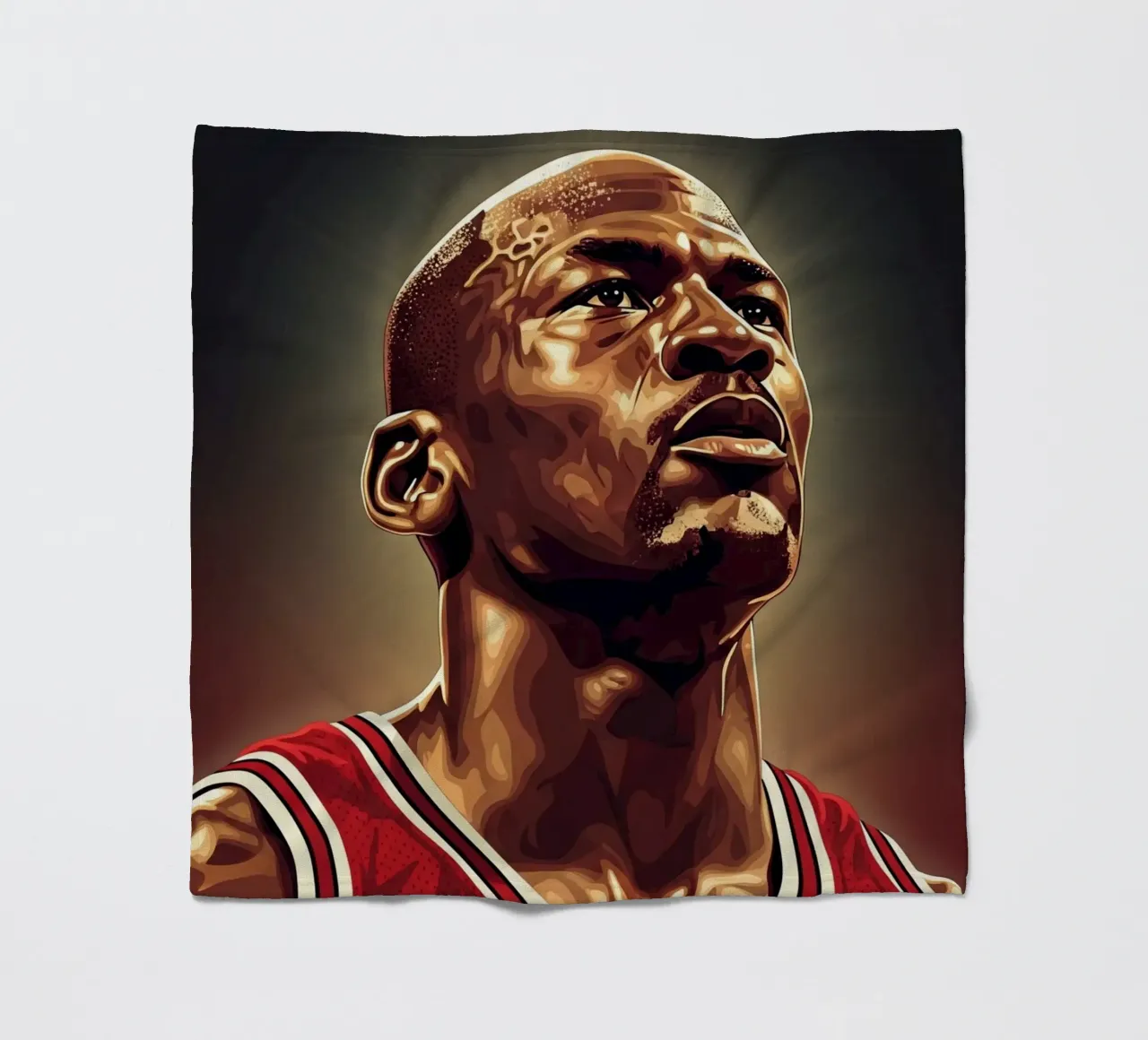 Michael Jordan portrait (4) coperta in pile da Lembayung art