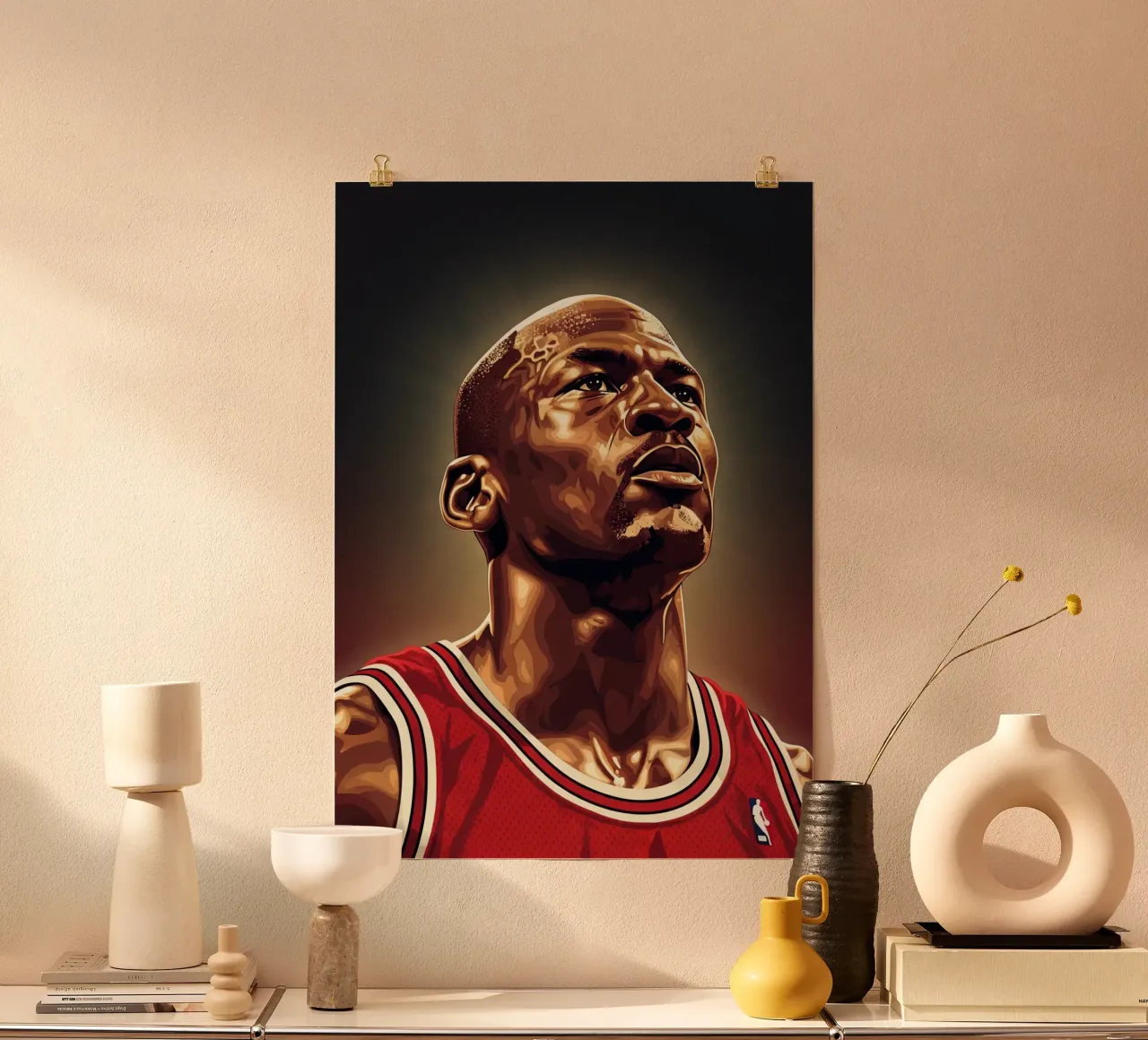 Michael Jordan portrait (4) carta hahnemühle da Lembayung art