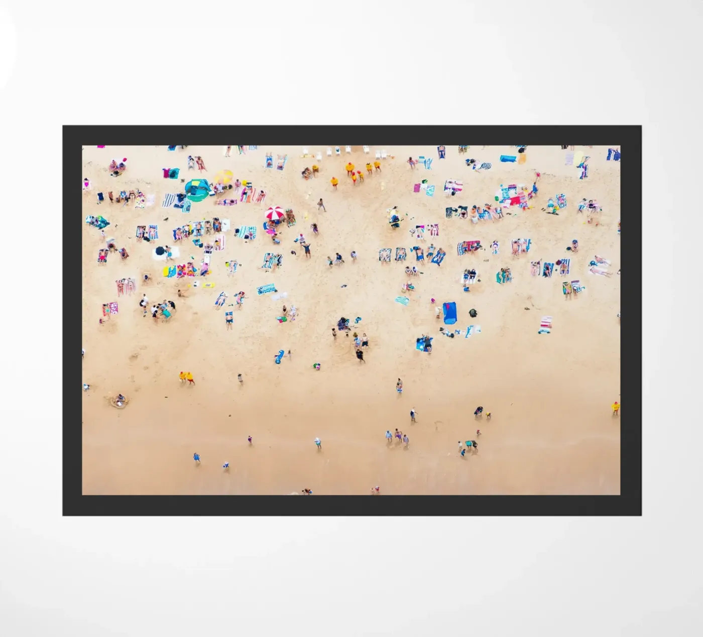Coogee Beach Triptych doormat by Takeme