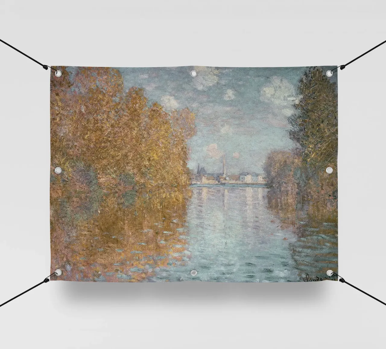 Effetto autunno ad Argenteuil telo in pvc da RodneyArt