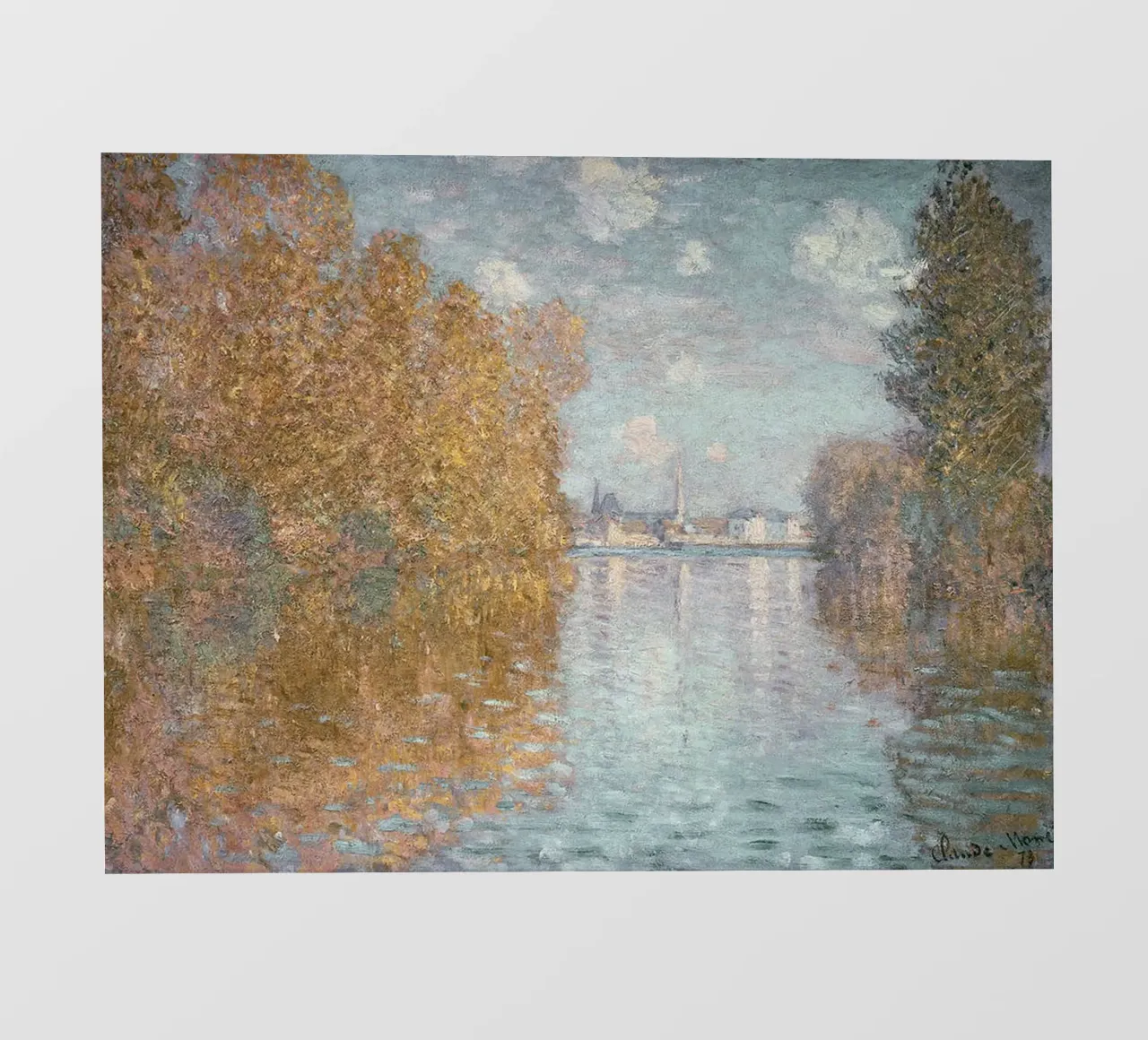 Effetto autunno ad Argenteuil telo in pvc da RodneyArt