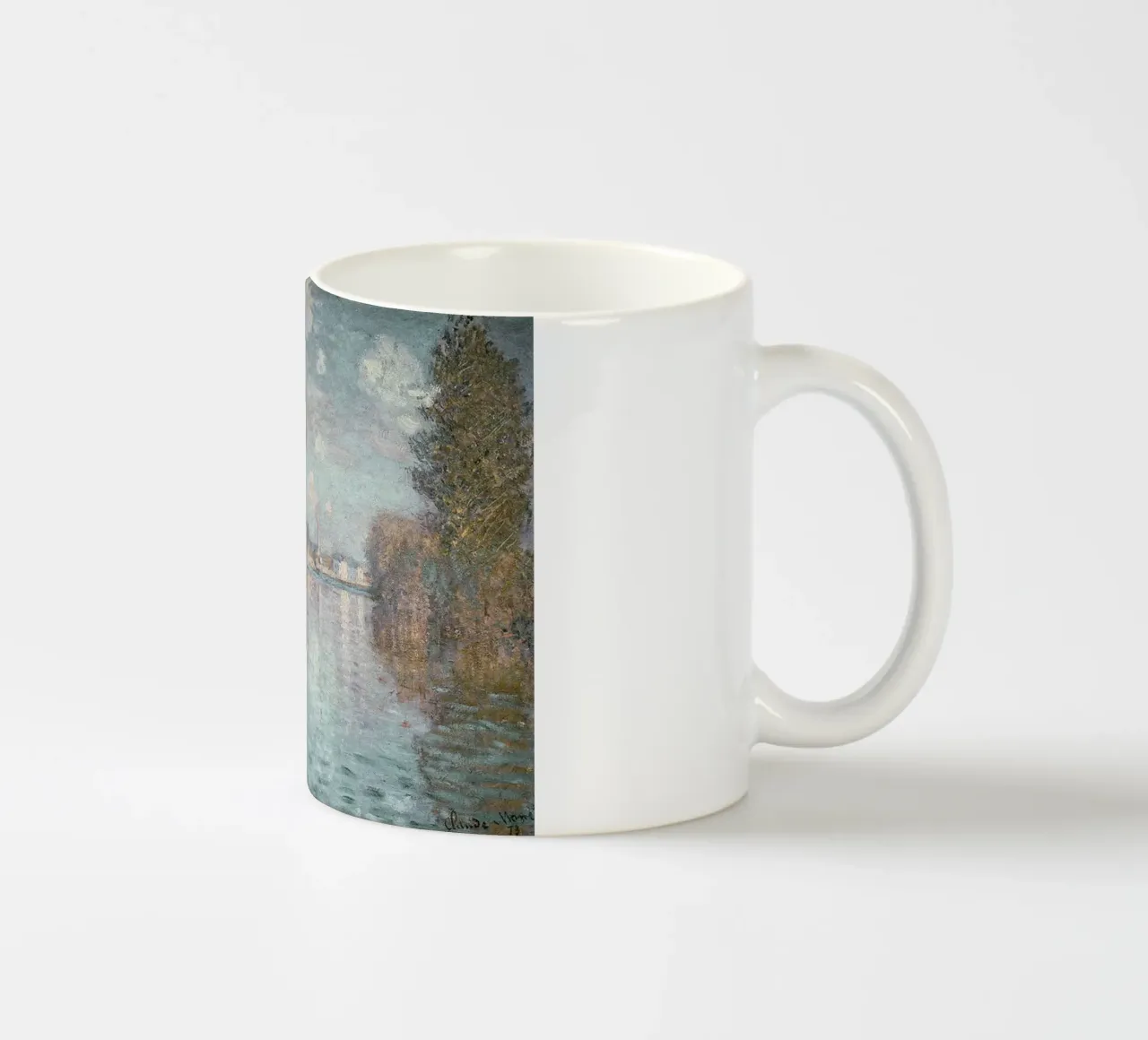 Effetto autunno ad Argenteuil tazza in ceramica da RodneyArt
