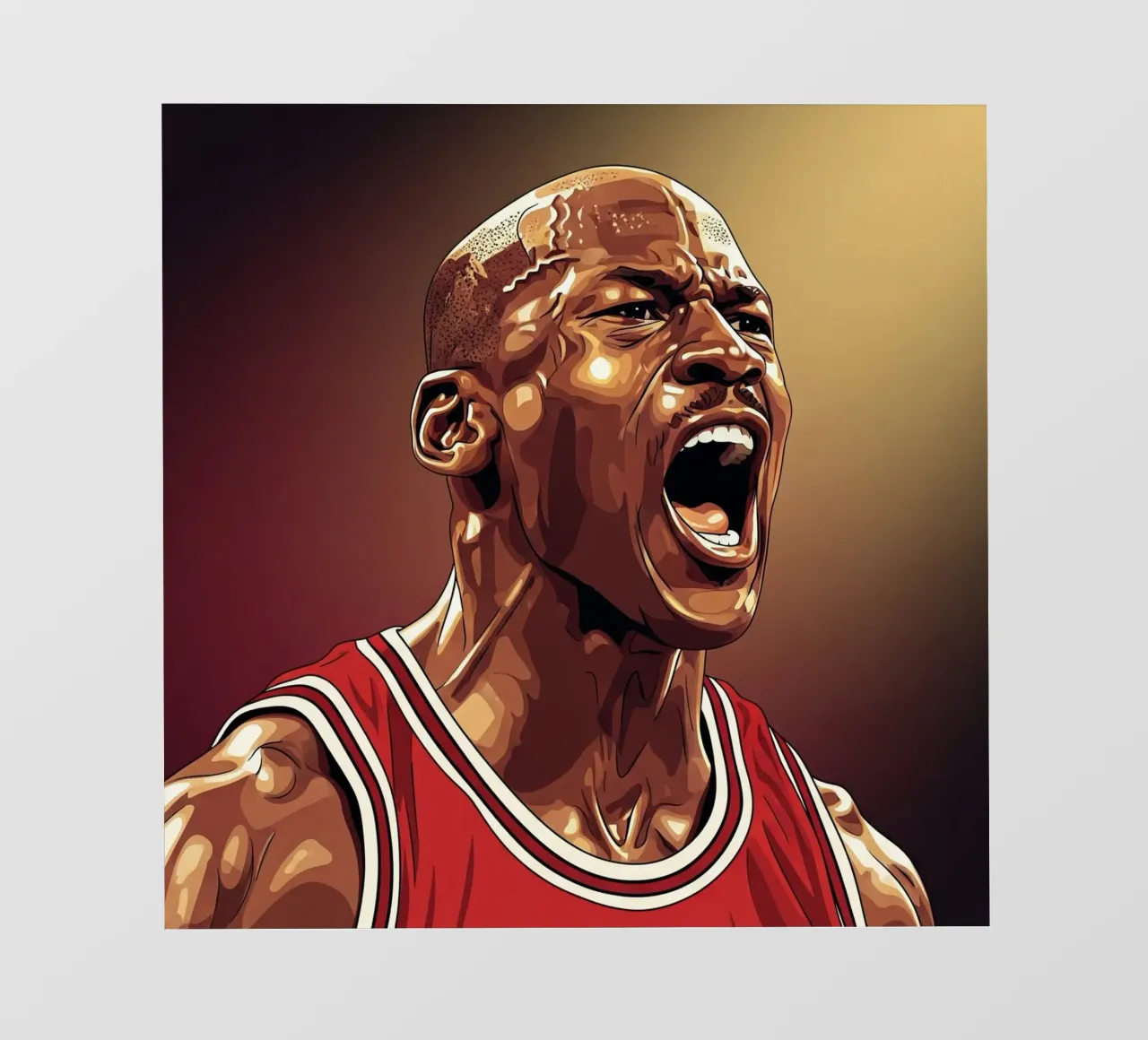 Michael Jordan portrait (5) photo wallpaper by Lembayung art