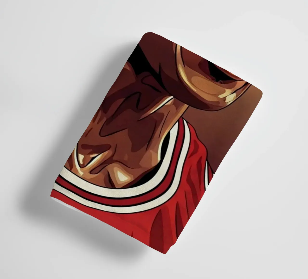 Michael Jordan portrait (5) asciugamano da bagno da Lembayung art