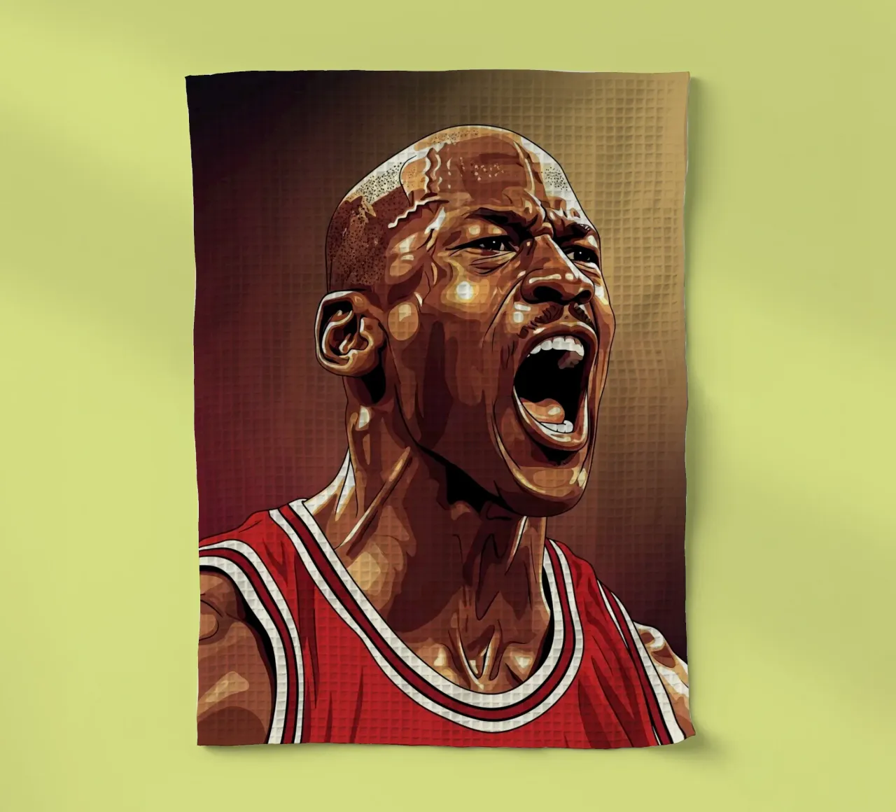 Michael Jordan portrait (5) canovaccio da cucina da Lembayung art