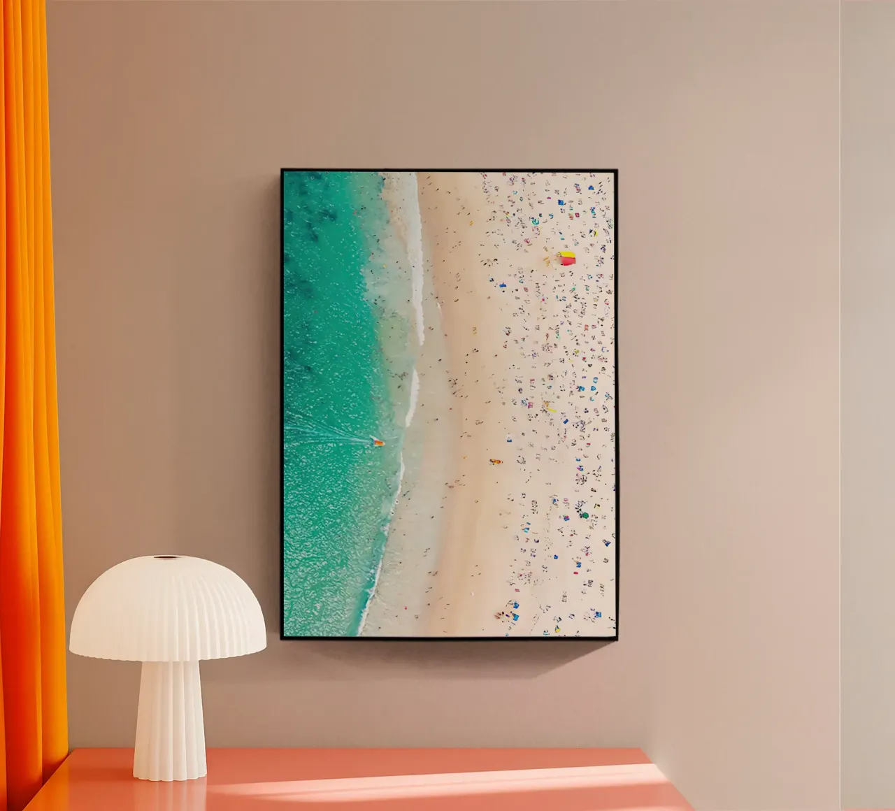 coogee beach acrylic glass by Takeme