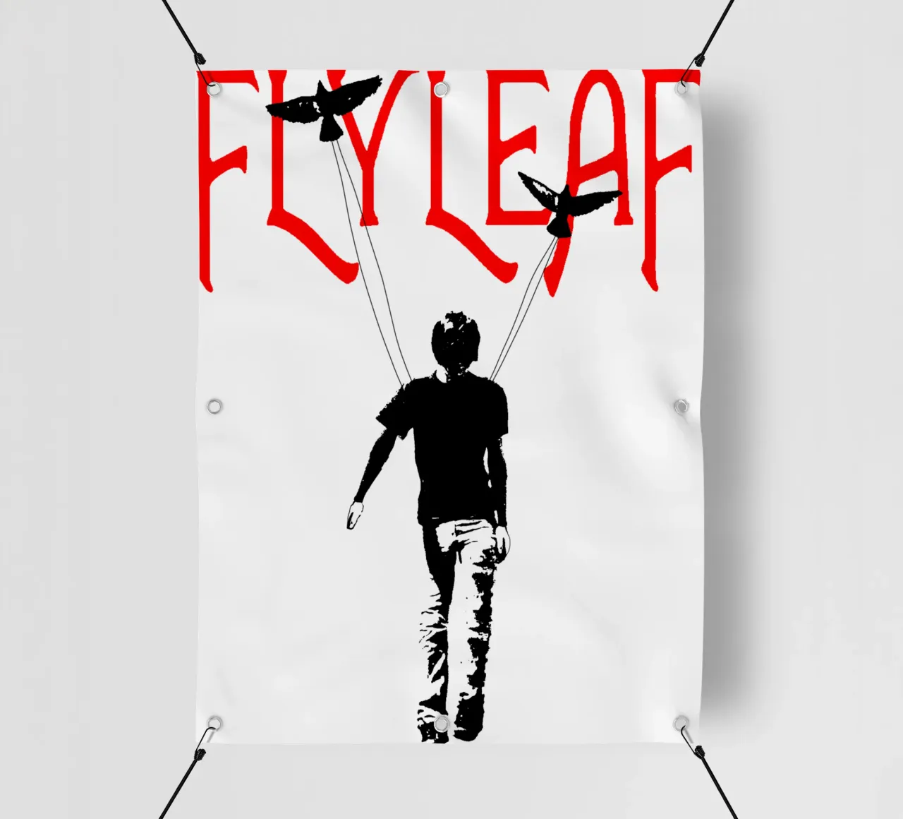 Maglietta essenziale The Man Flyleaf telo in pvc da ngrhdesignco
