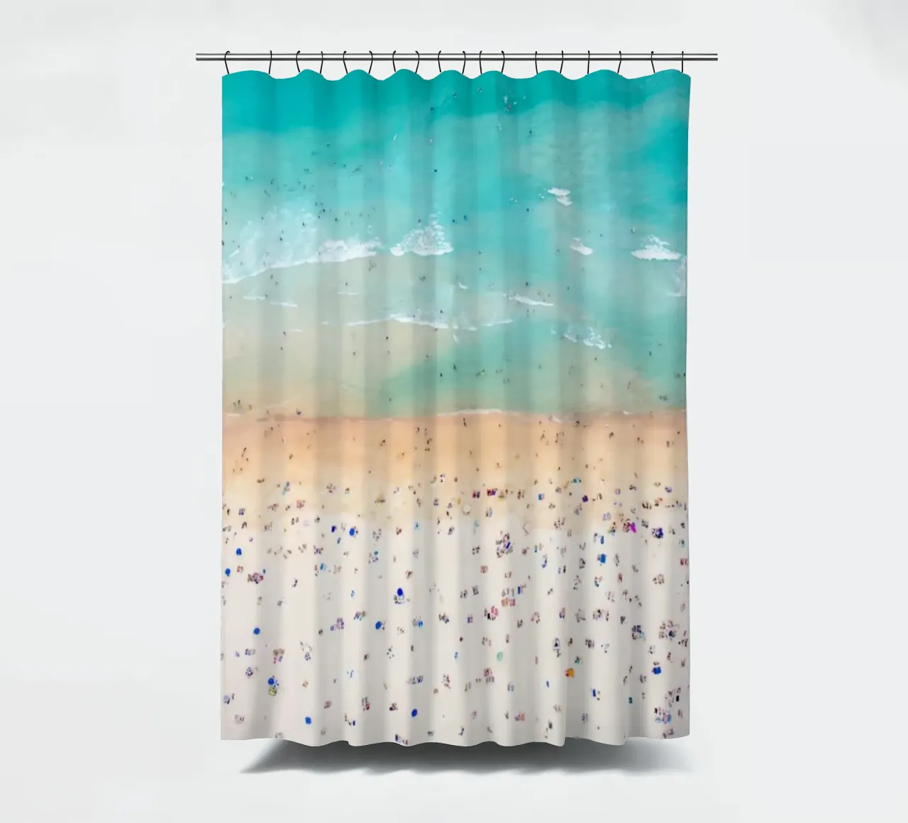 Paesaggio della spiaggia tenda da doccia da Takeme
