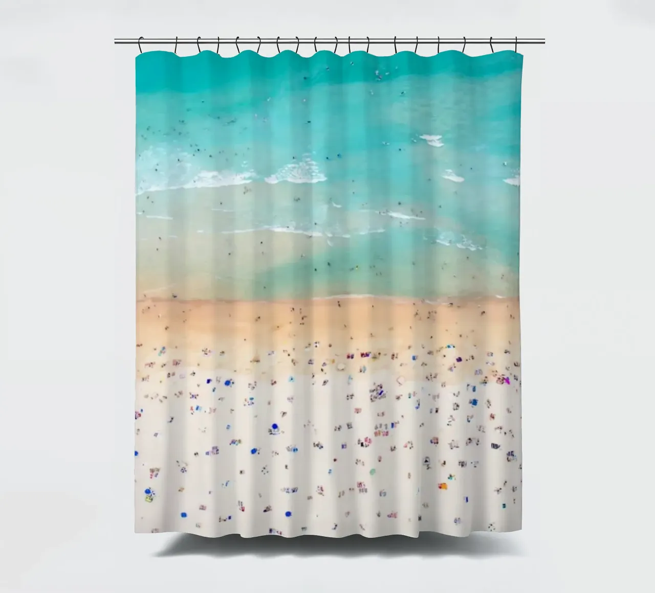 Paesaggio della spiaggia tenda da doccia da Takeme