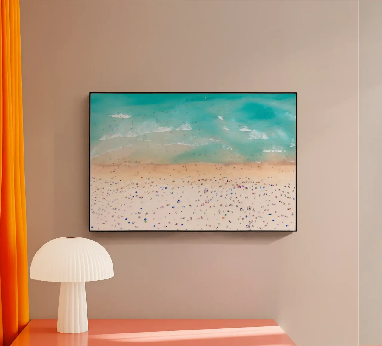 Paesaggio della spiaggia plexiglass da Takeme