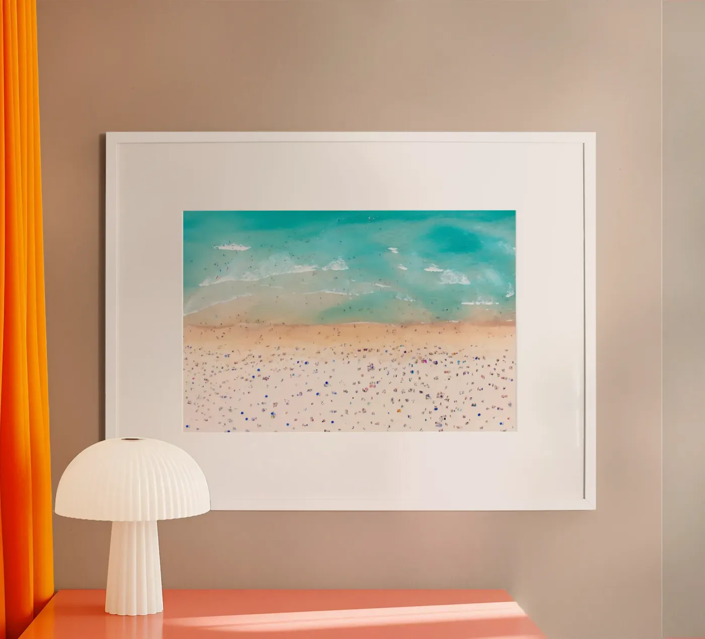 Beach Landscape poster by Takeme