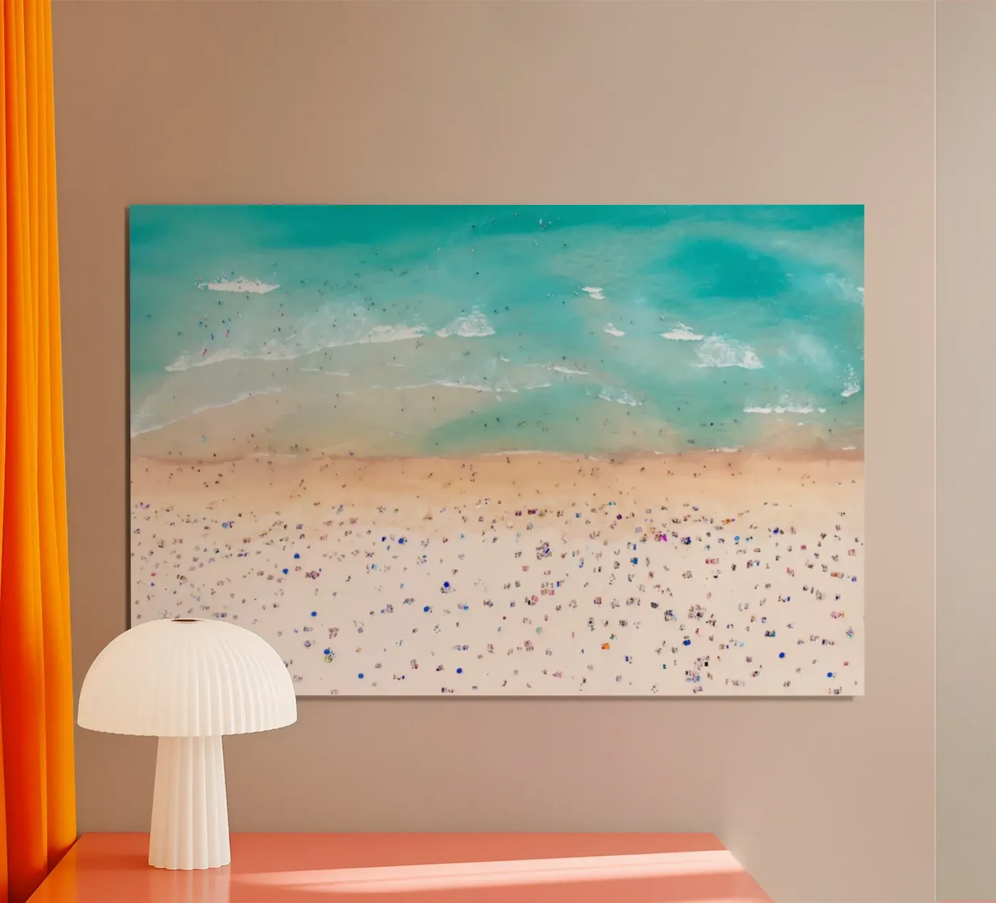 Beach Landscape poster by Takeme