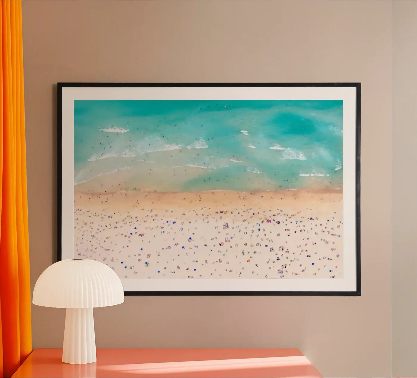 Beach Landscape poster by Takeme