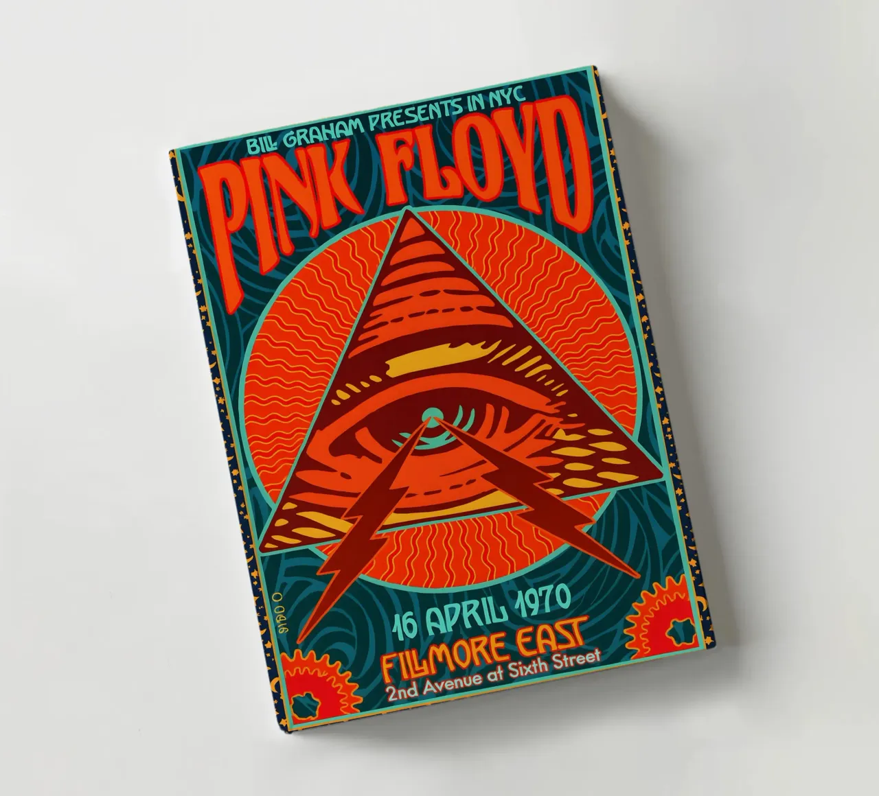 PINK FLOYD AT THE FILLMORE EAST 1970 Notizbuch von DGUnder