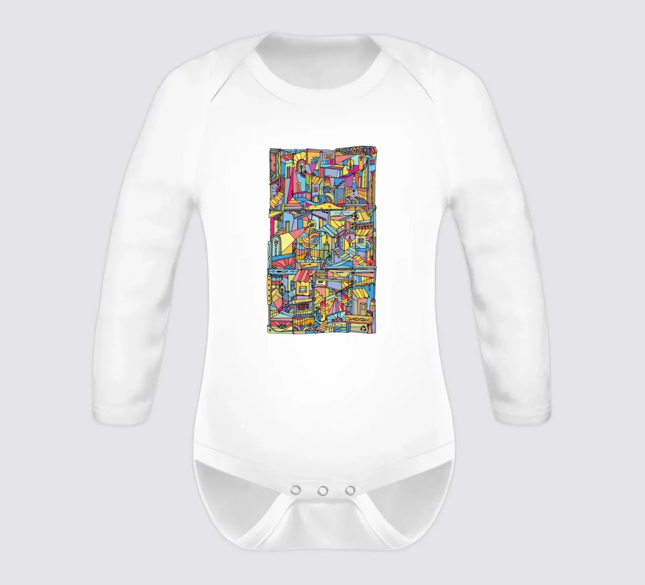 Ruas long-sleeve baby romper by Ninhol