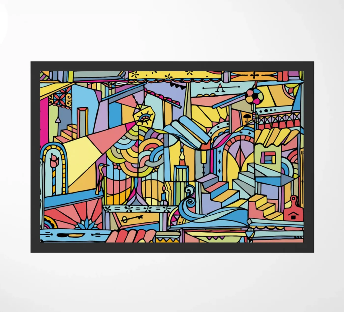 Ruas doormat by Ninhol