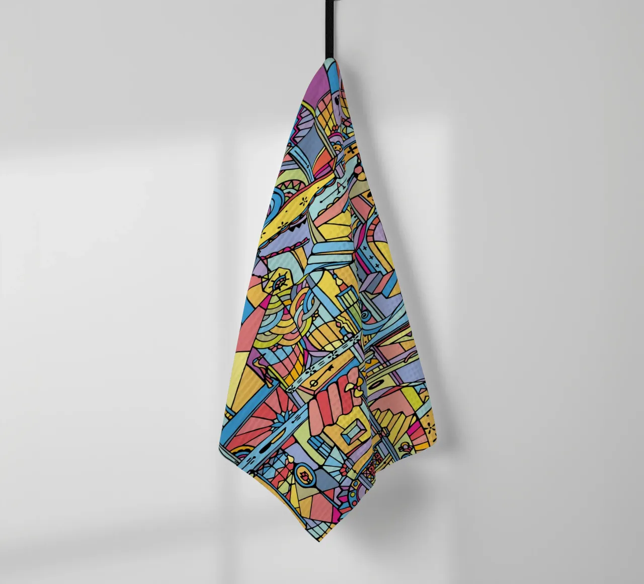 Ruas tea towel by Ninhol