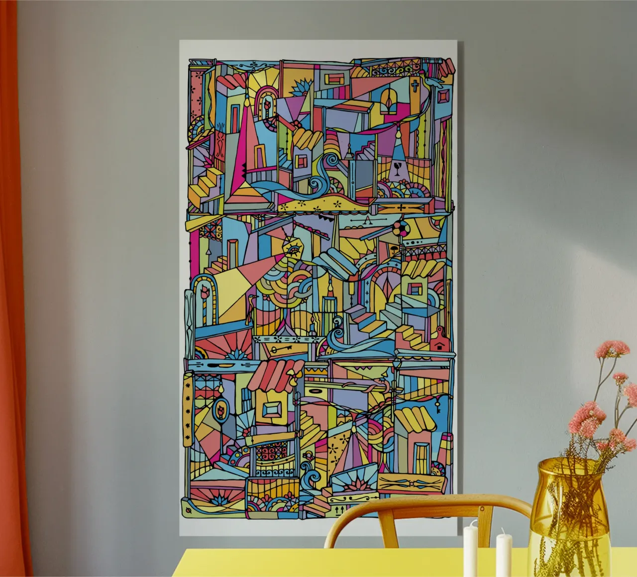 Ruas acryl van Ninhol