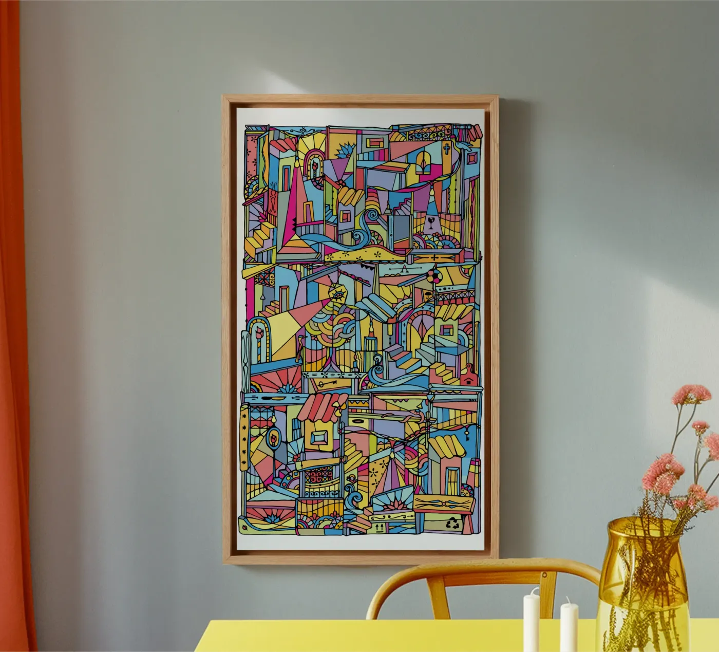 Ruas canvas van Ninhol